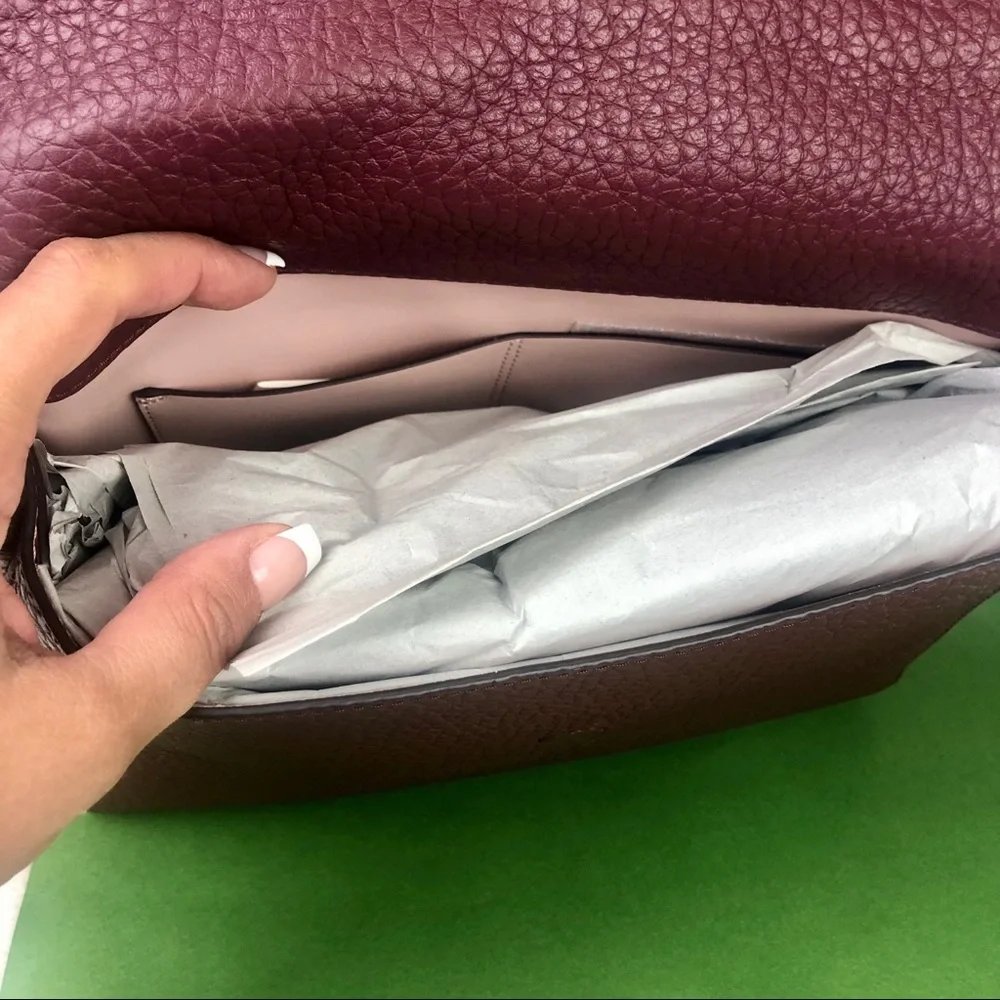β¬οΈNWT Kate Spade Carter Georgia Cherrywood Satchel - Picture 10 of 12
